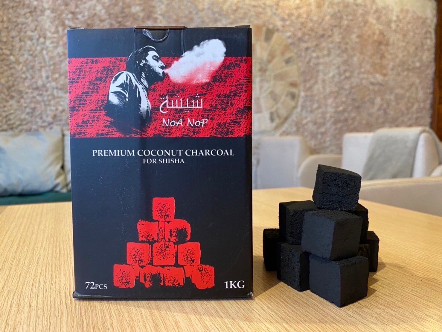 プレミアム ココナッツ炭(キューブタイプ) 1kg 25mm×25mm×25mm 